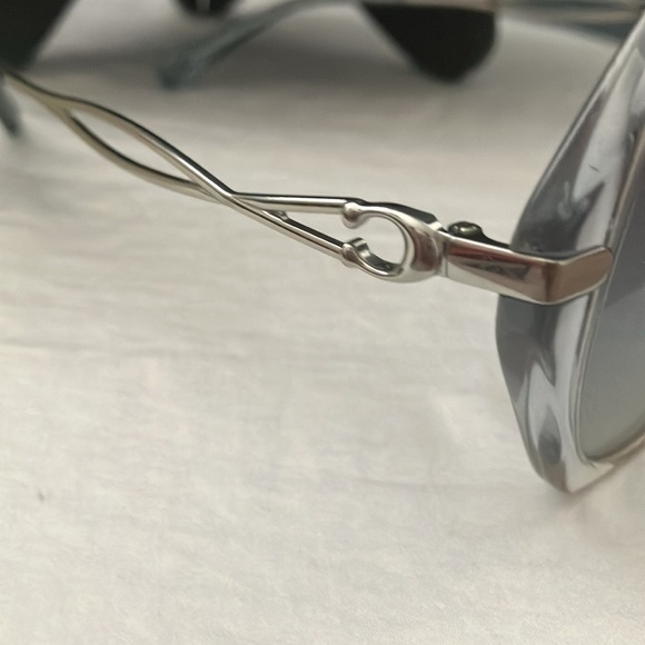 Coach: Translucent Blue (C3504) Sunglasses - Picture 9 of 16